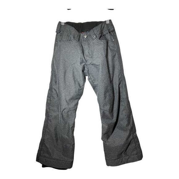 Burton Boys Size Medium 10-12 Snowboard Pants Gray  Dryride Chittagong - Picture 1 of 7